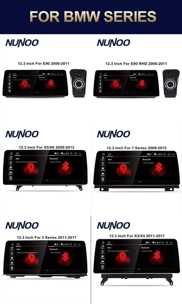 10.25′′ 4G SIM Car Audio Stereo Navi Autoradio Radio Multimedia Screen GPS F25 Android for BMW X3 2006 2012
